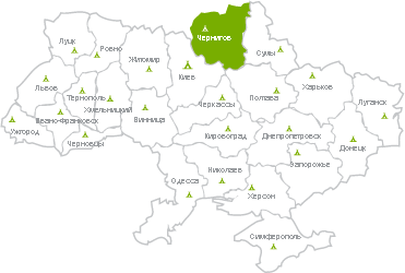 Карта Украины